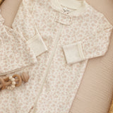 Zip Longsleeve Sleeper Footie (Ditsy)