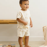 Woven Boxy Top (Sunburst)