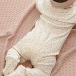 Zip Longsleeve Sleeper Footie (Ditsy)