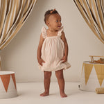 Ruffle Tank Dress (Vintage Stripe)