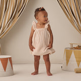 Ruffle Tank Dress (Vintage Stripe)