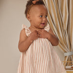 Ruffle Tank Dress (Vintage Stripe)