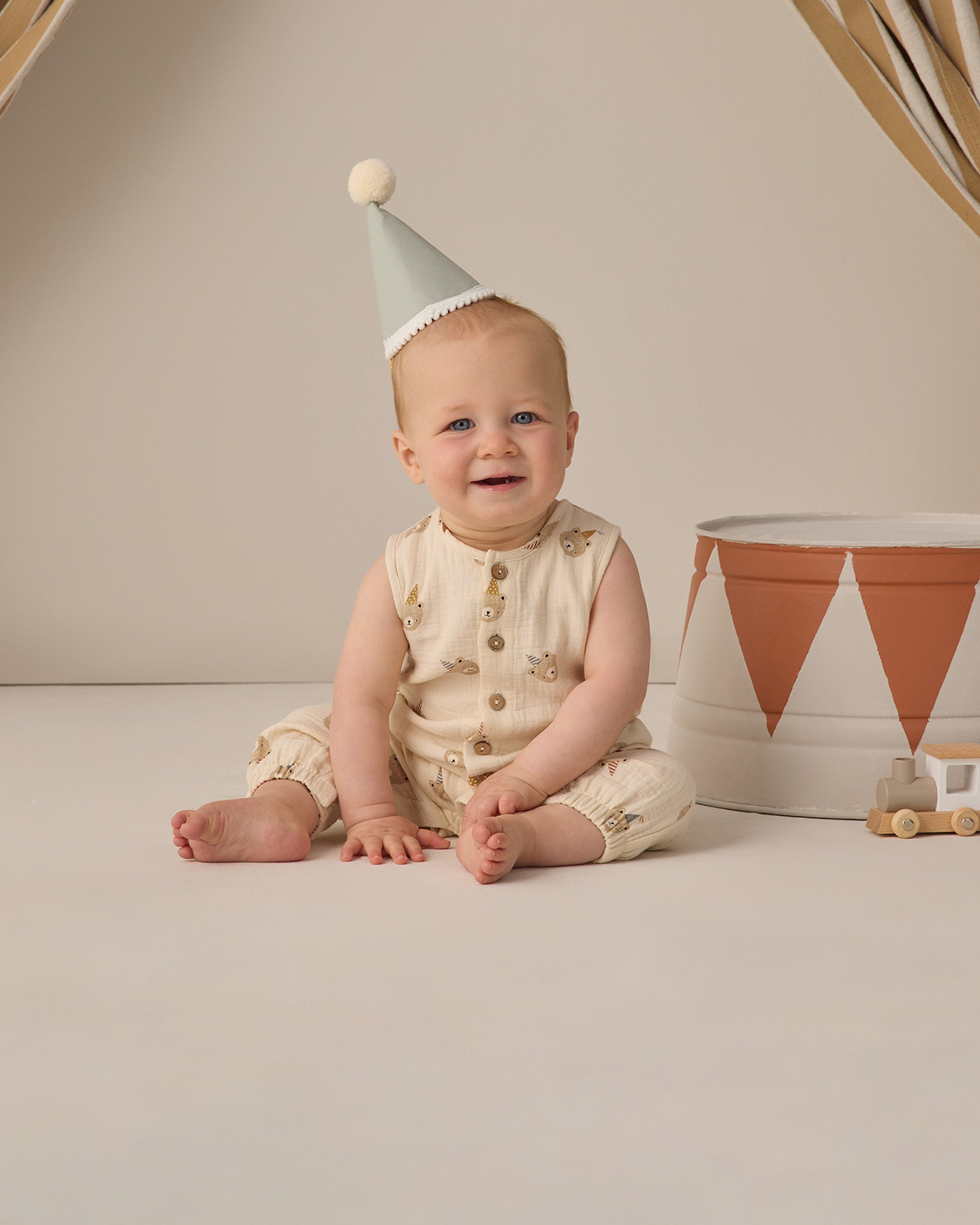 Woven Jumpsuit (Party Bears)