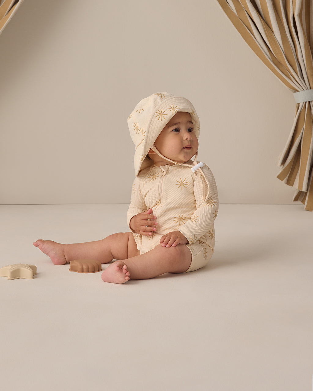 Long Sleeve One-Piece Rashguard (Sunburst)