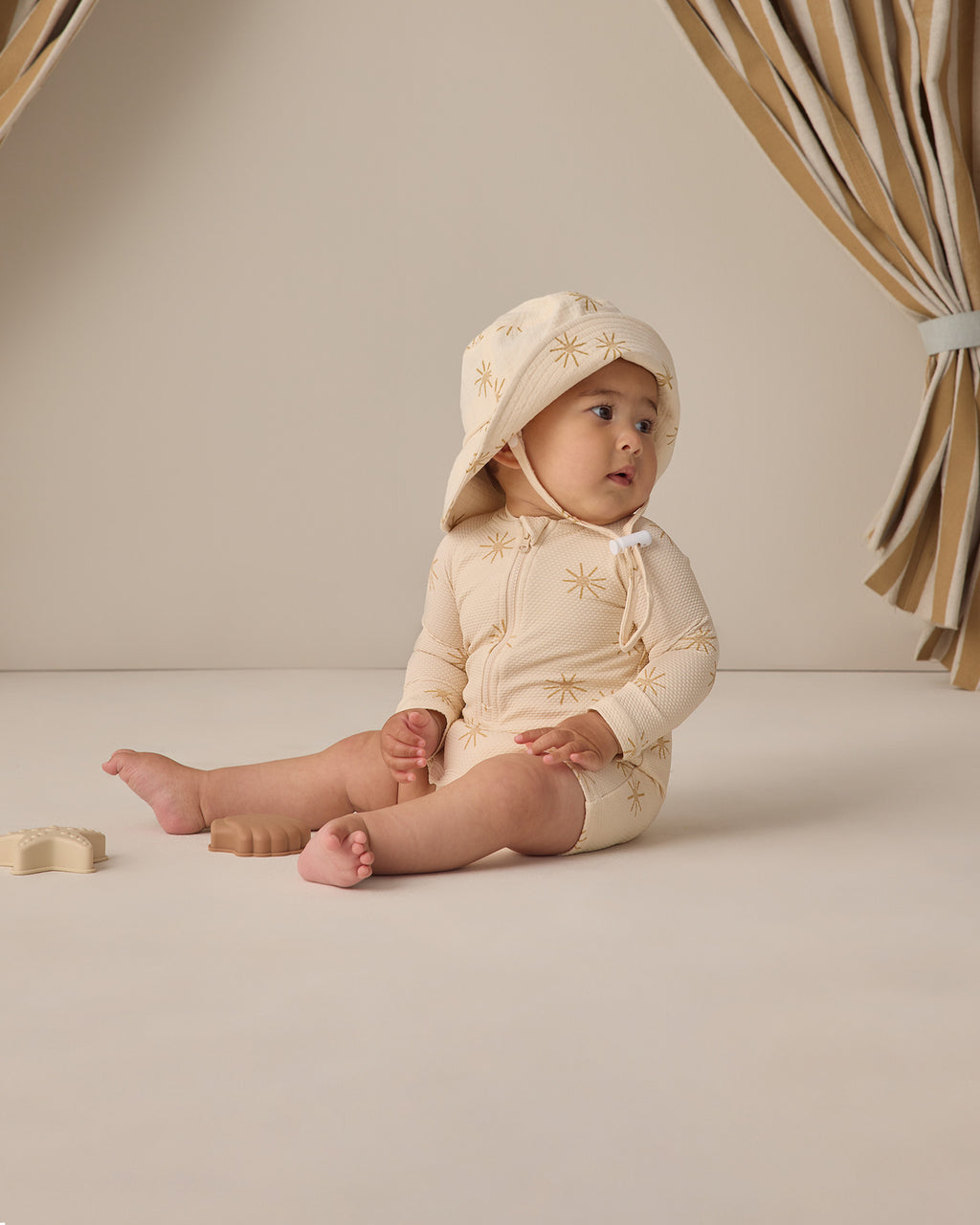 Long Sleeve One-Piece Rashguard (Sunburst)