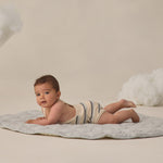 Tatum Romper (Ocean Stripe)