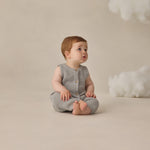 Knit Jumpsuit (Heathered Sky)
