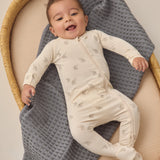 Bamboo Zip Footie (Elephants)