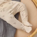 Bamboo Zip Footie (Elephants)