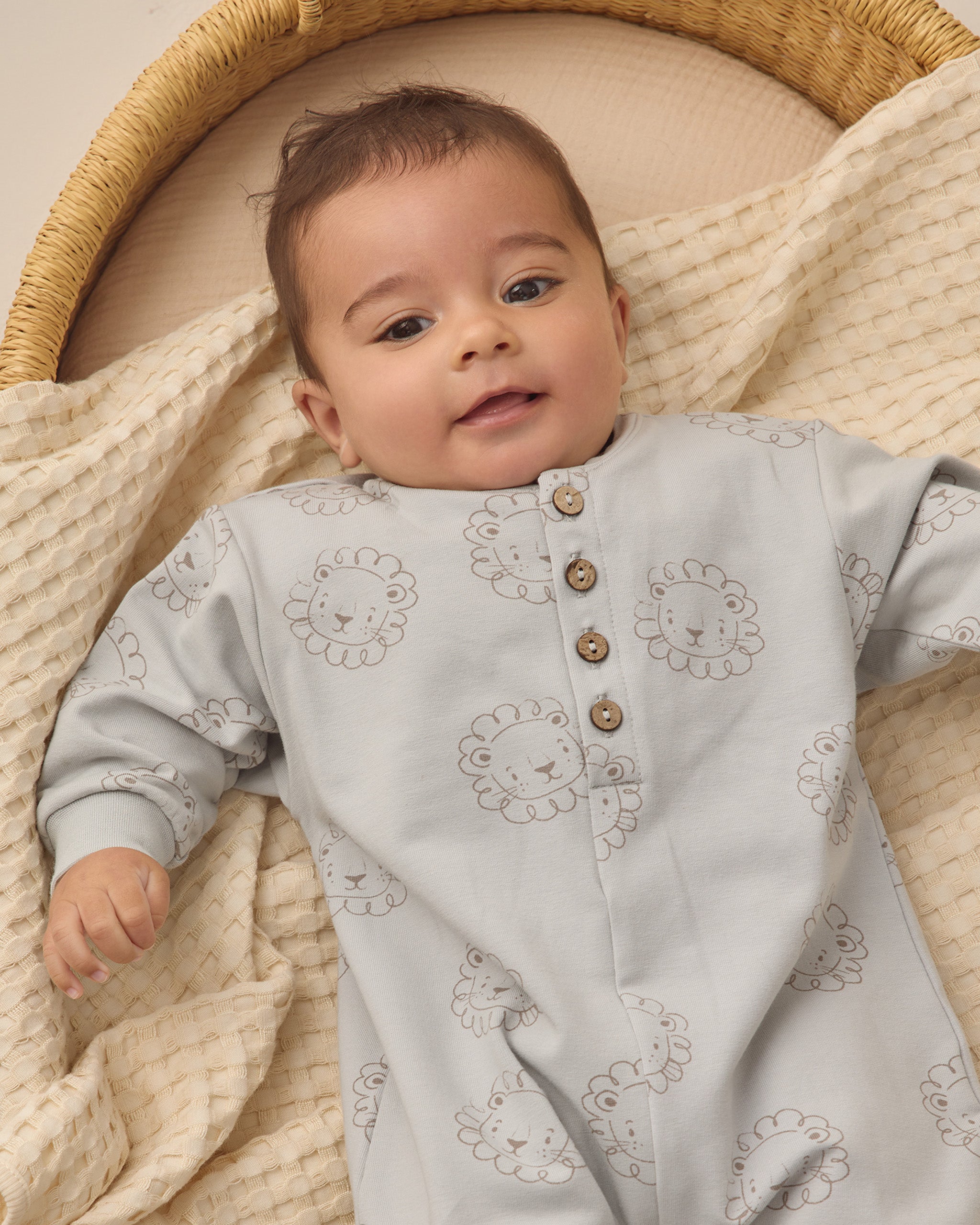 Relaxed Fleece Jumpsuit (Lions)