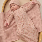 Knotted Baby Gown + Hat Set (Posy)