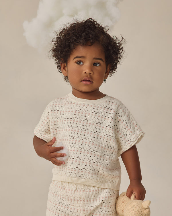 Relaxed Summer Knit Set (Ivory)