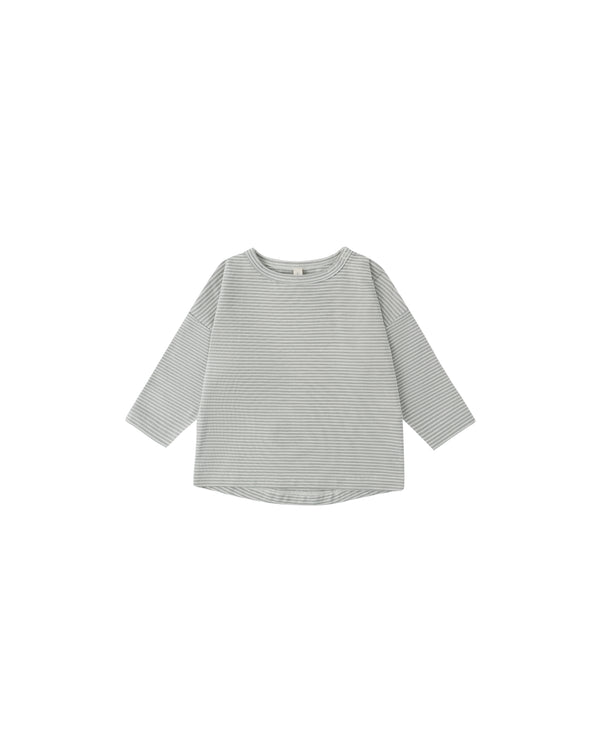 Long Sleeve Tee (Sage Micro Stripe)