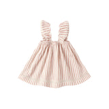 Ruffle Tank Dress (Vintage Stripe)