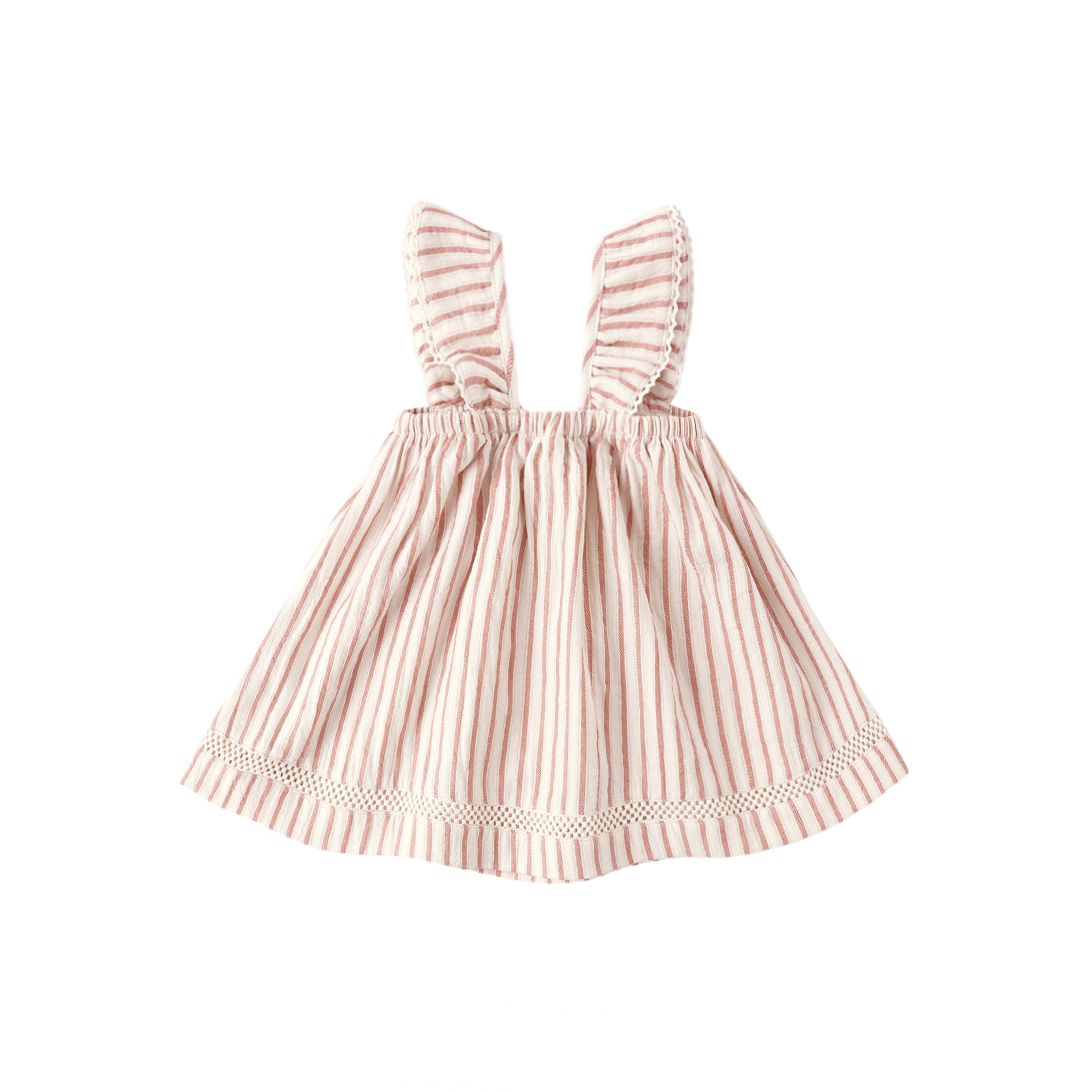 Ruffle Tank Dress (Vintage Stripe)