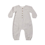 Woven Jumpsuit (Blue Gingham)