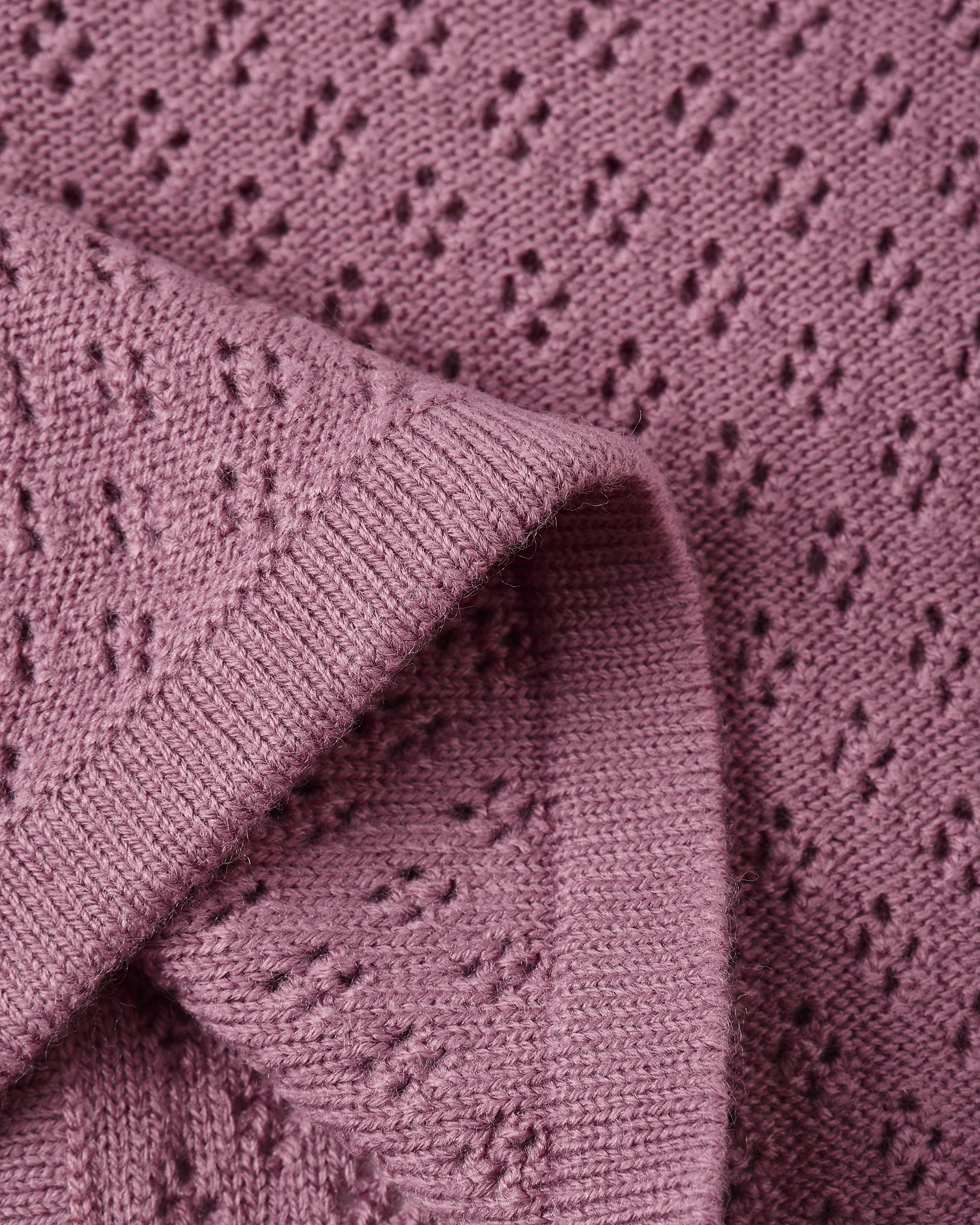 Knit Cardigan (Mulberry)