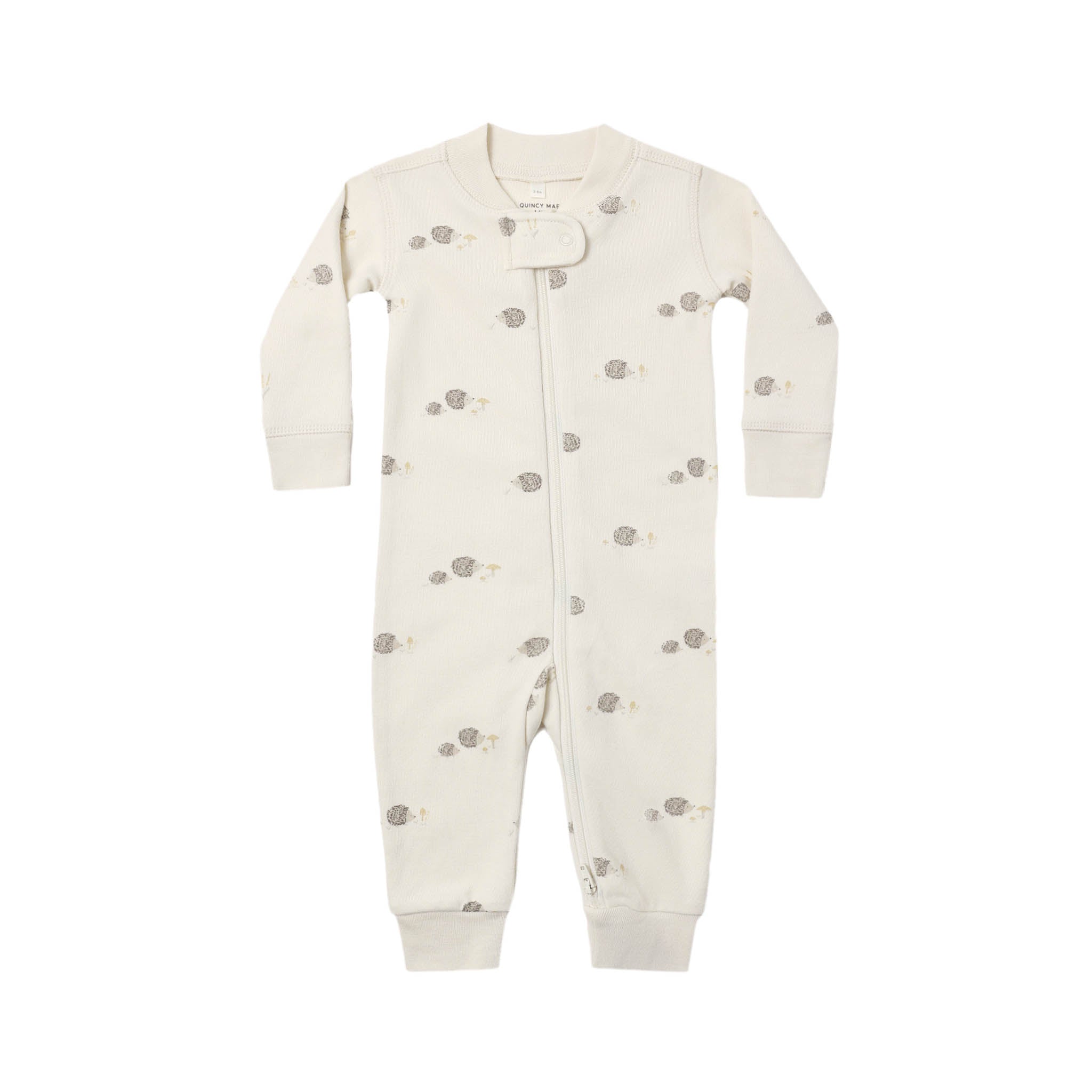 Zip Long Sleeve Sleeper (Hedgehog)