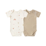 Short Sleeve Bodysuit Pack (Carnival, Honey Stripe)