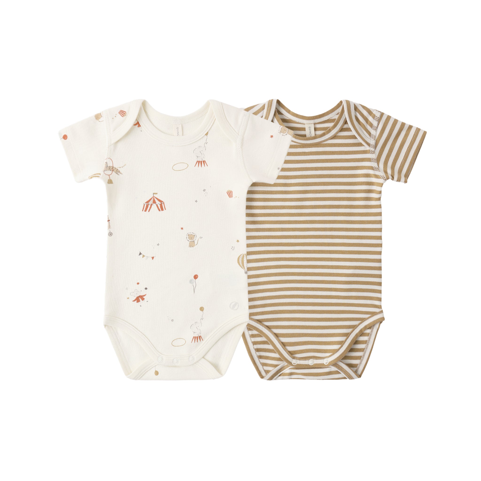 Short Sleeve Bodysuit Pack (Carnival, Honey Stripe)