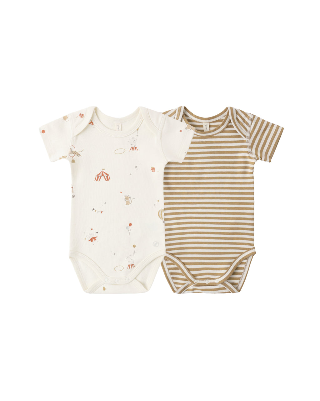 Short Sleeve Bodysuit Pack (Carnival, Honey Stripe)