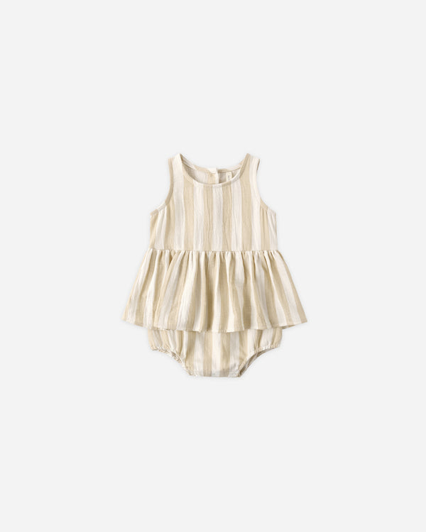 Skirted Tank Romper (Summer Stripe)