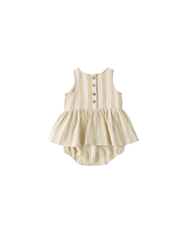 Skirted Tank Romper (Summer Stripe)