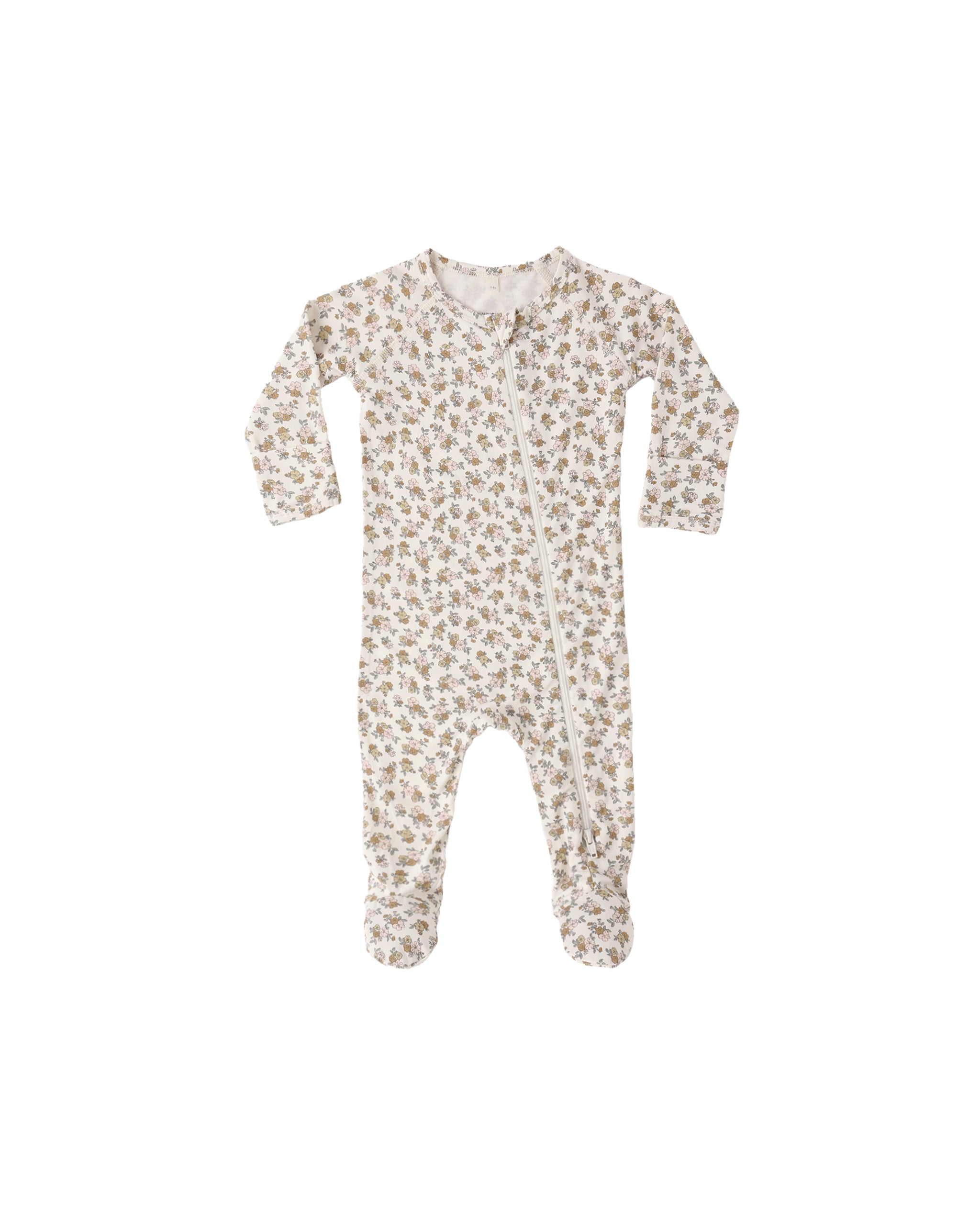 Bamboo Zip Footie (Wildflower)