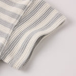Waffle Tee + Short Set (Sky Stripe)