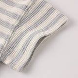 Waffle Tee + Short Set (Sky Stripe)