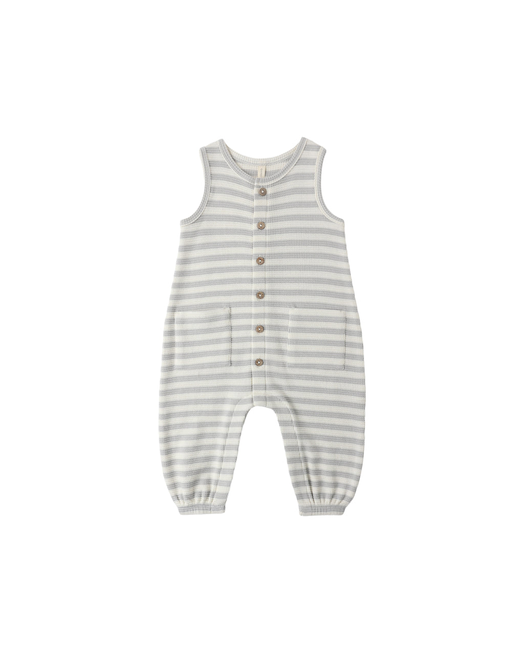 Waffle Jumpsuit (Sky Stripe)