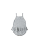 Knit Ruffle Romper (Heathered Sky)