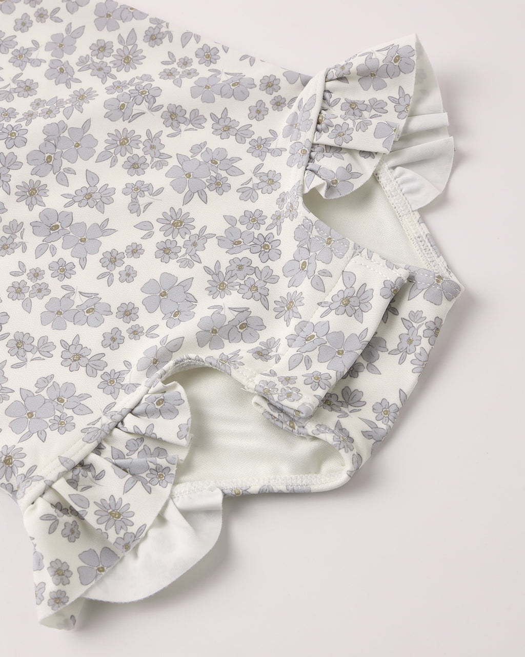 Olivia Rashguard One-Piece (Blue Floral)