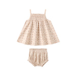 Smocked Tank + Bloomer Set (Strawberries)