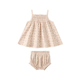 Smocked Tank + Bloomer Set (Strawberries)