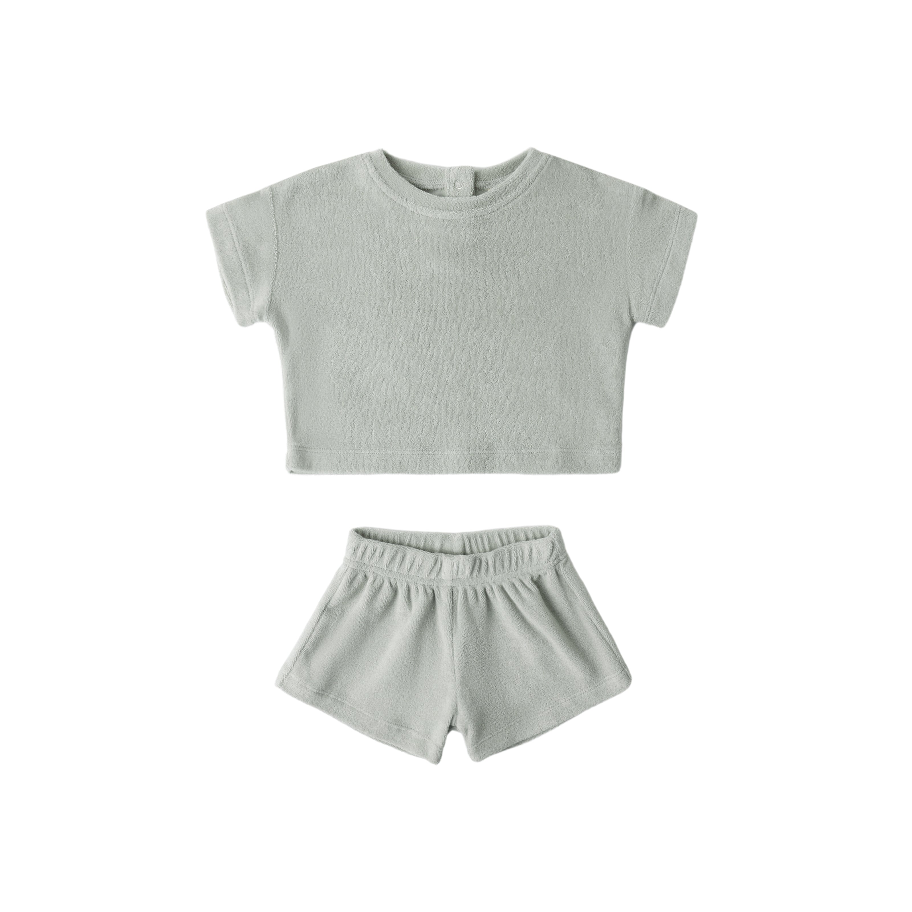 Terry Tee + Short Set (Sage)