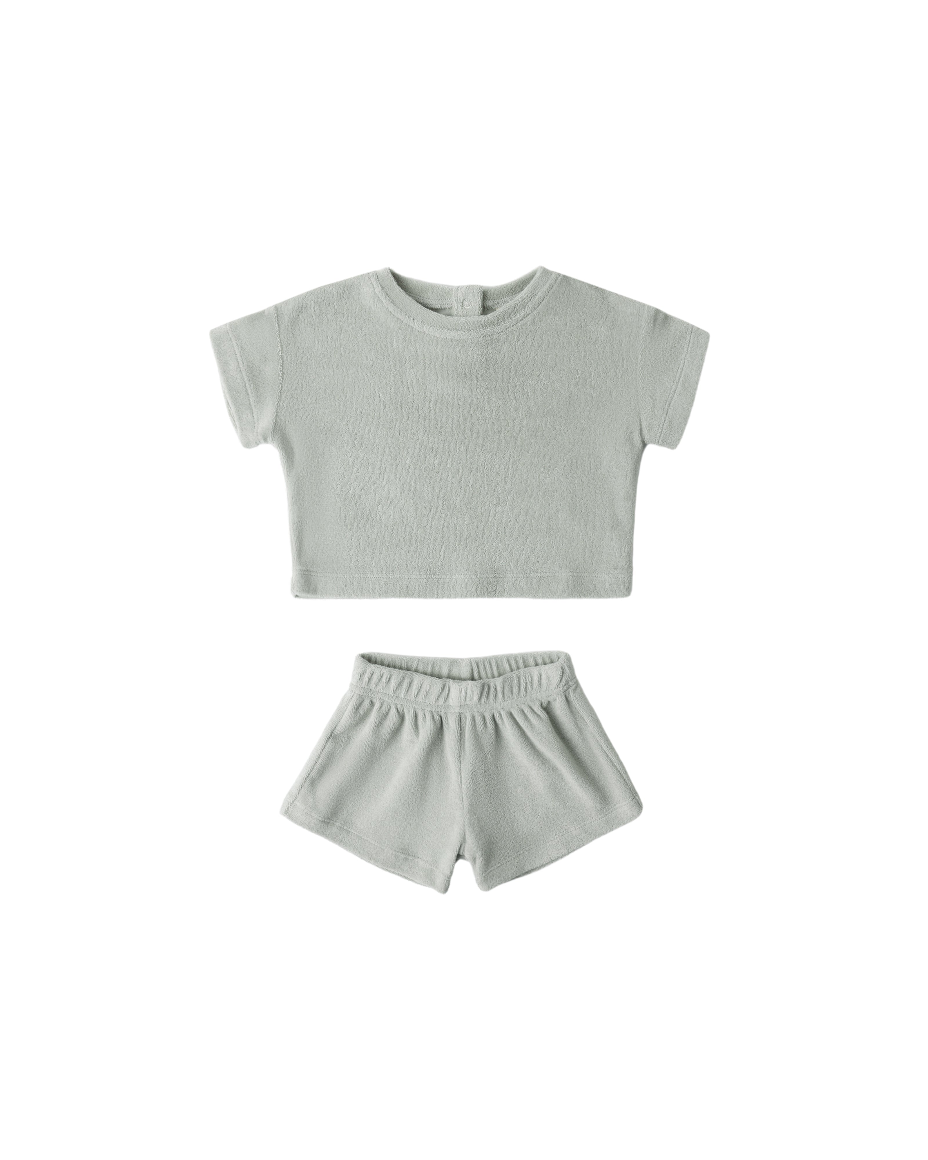 Terry Tee + Short Set (Sage)
