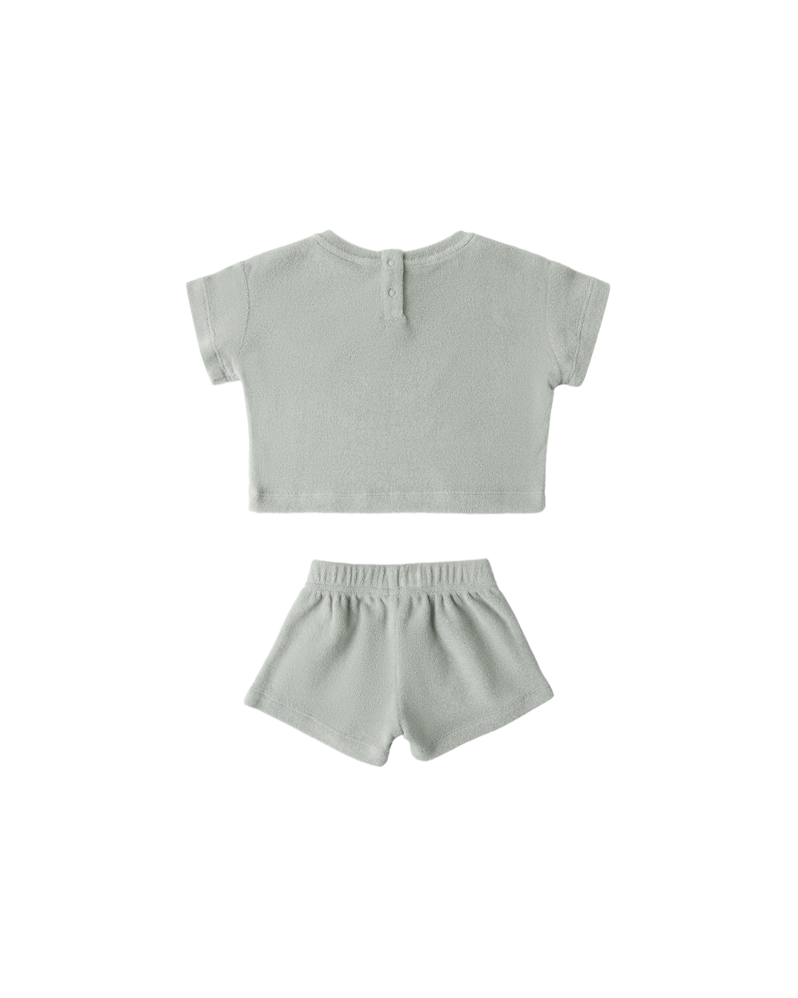 Terry Tee + Short Set (Sage)