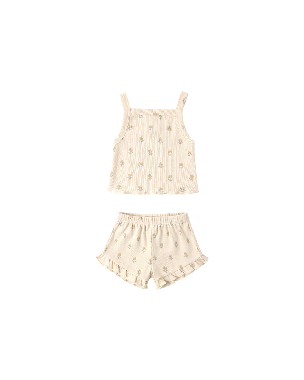 Evie Tank + Shortie Set (Buttercup)