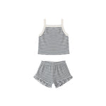 Evie Tank + Shortie Set (Ocean Stripe)