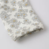 Bamboo Baby Gown + Hat Set (Blue Floral)