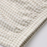 Bamboo Baby Gown + Hat Set (Oat Gingham)