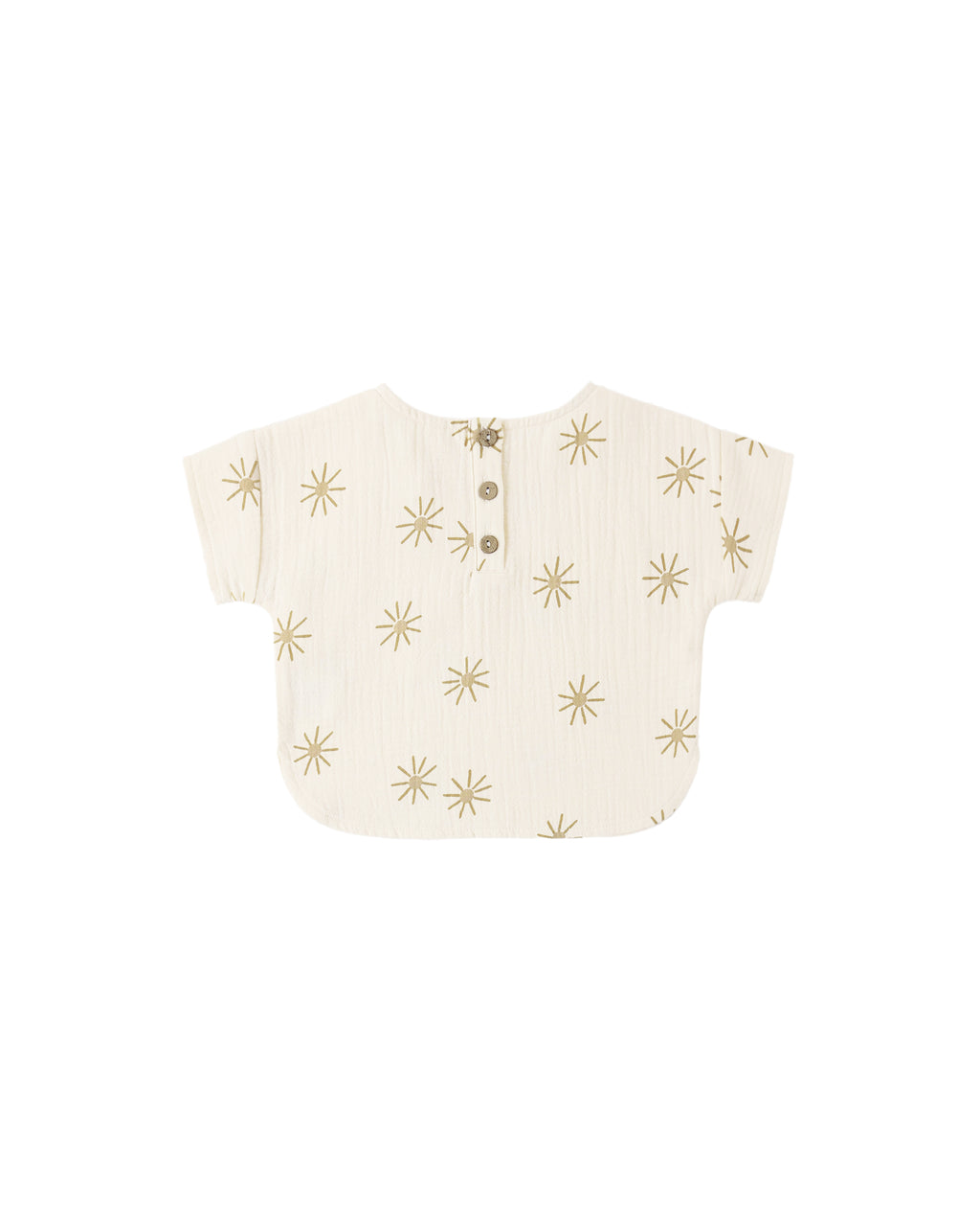 Woven Boxy Top (Sunburst)