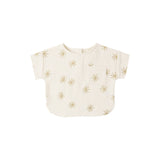 Woven Boxy Top (Sunburst)