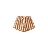 Boys Swim Short (Retro Poppy Stripe)