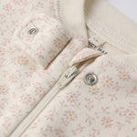 Zip Longsleeve Sleeper Footie (Ditsy)