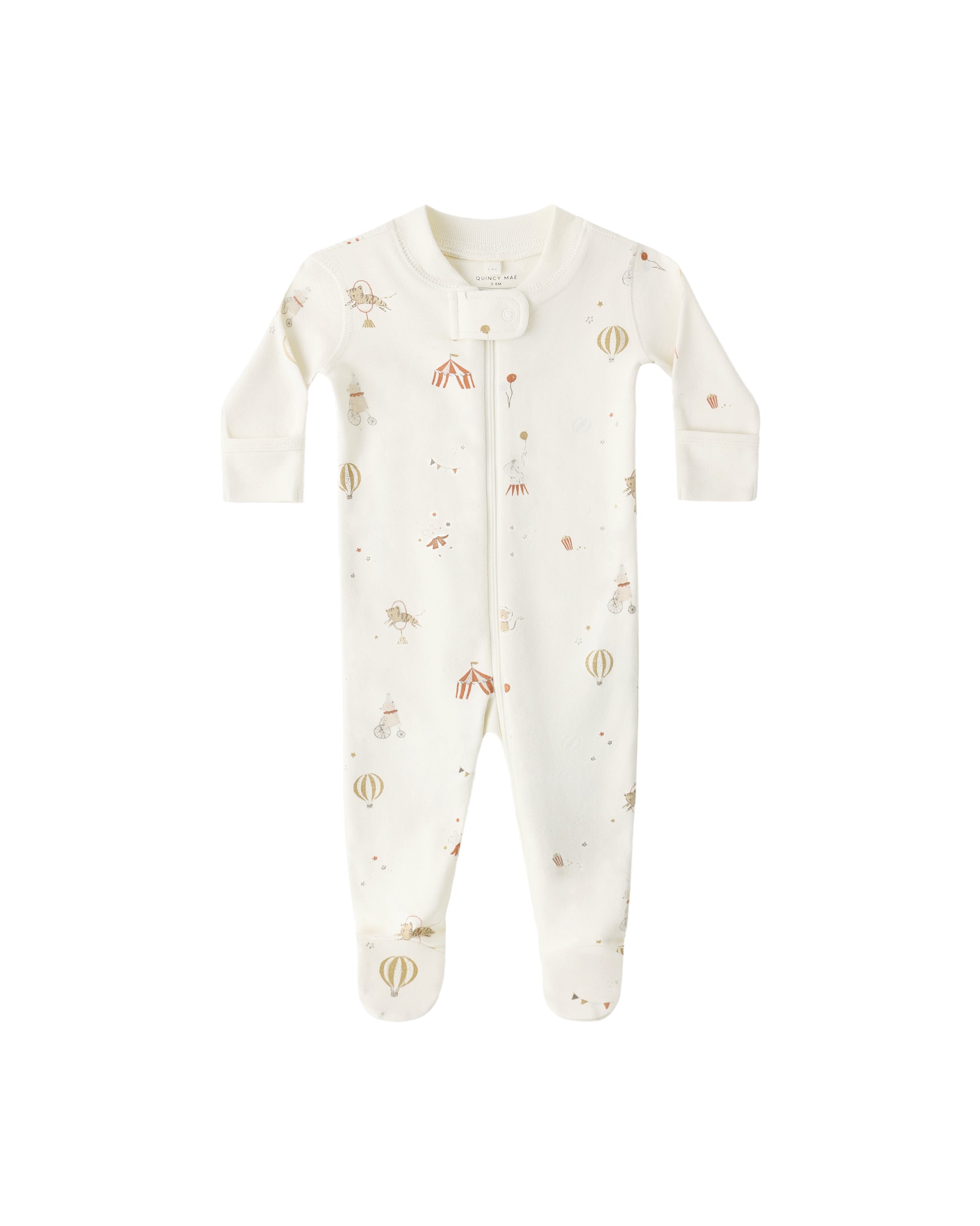 Zip Longsleeve Sleeper Footie (Carnival)