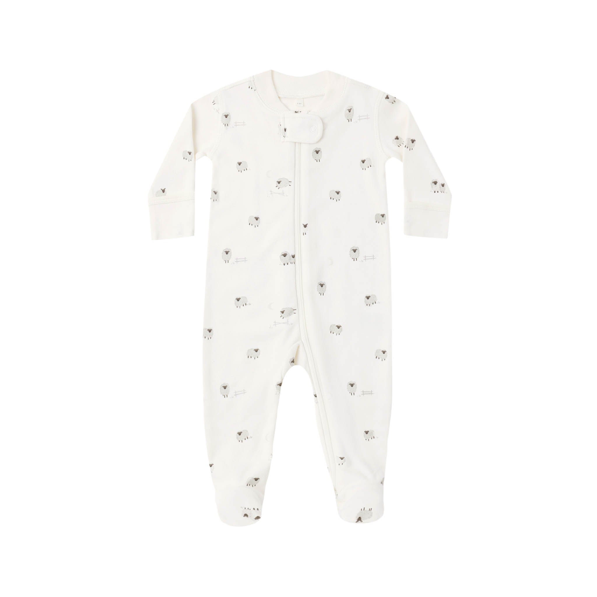 Zip Long Sleeve Sleeper Footie (Sheep)