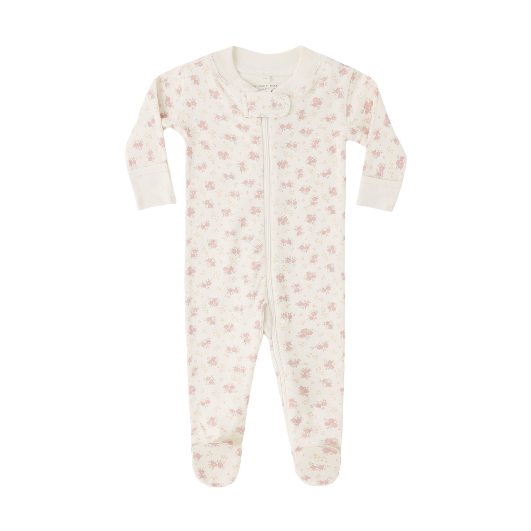 Zip Long Sleeve Sleeper Footie (Flower Field)