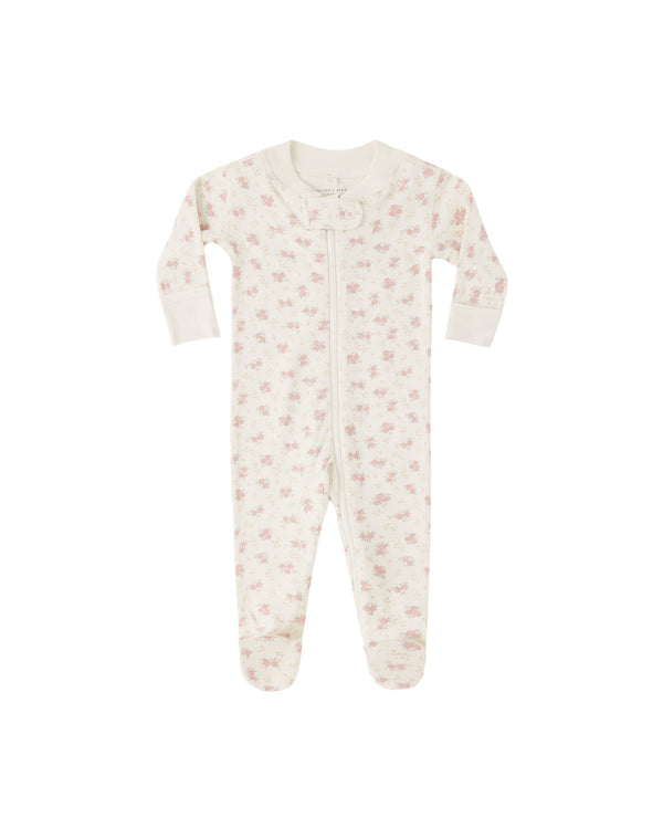 Zip Long Sleeve Sleeper Footie (Flower Field)